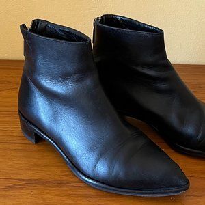 Barney's Black Ankle Boots